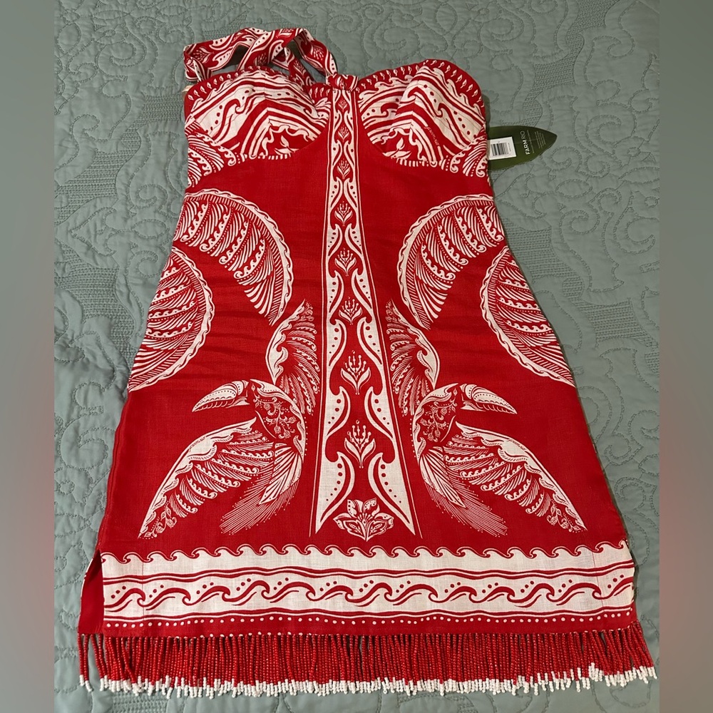 FARM Rio Linen Mini Dress - Picture 5 of 7